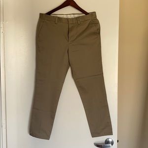 COPY - Ludlow slim stretch dark khaki suit/dress pants